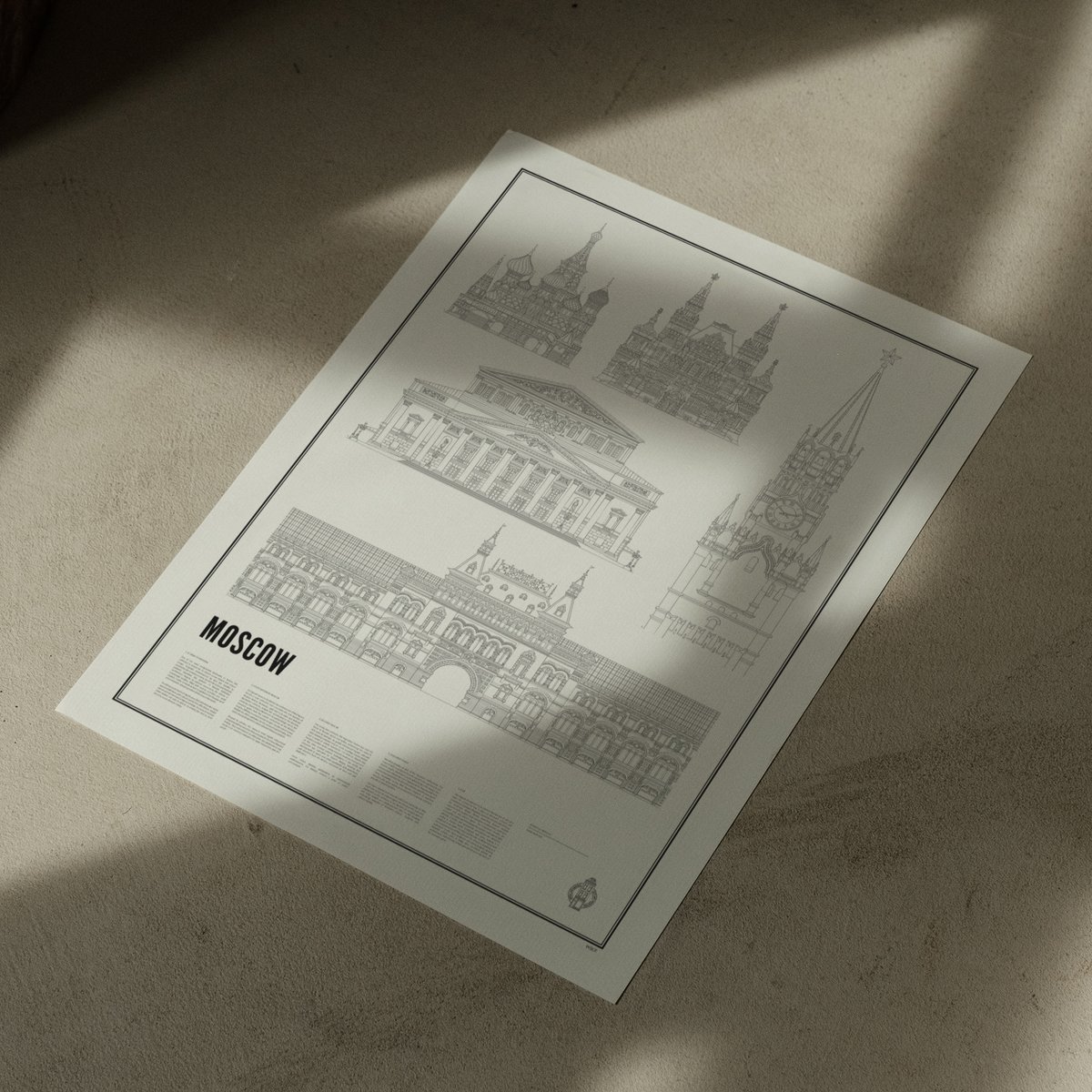 Poster von Iconics of Moscow | WIJCK.